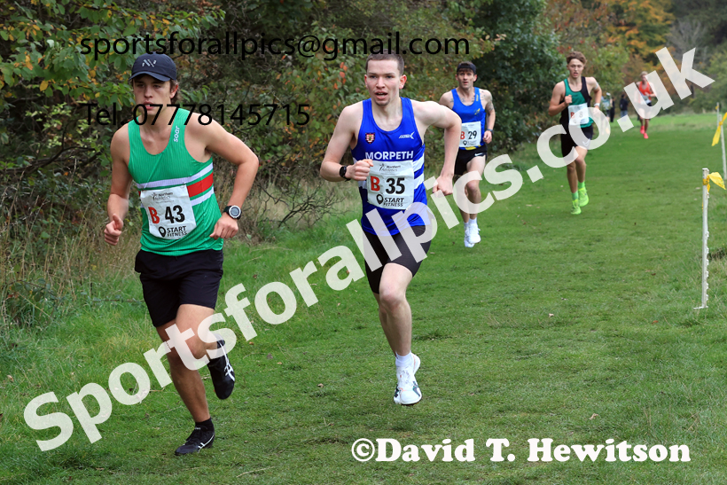 Senior Mens relay, 2025 Northern Cross Country Relays, Graves Park, Sheffield. Photo: David T. Hewitson/Sports for All Pics